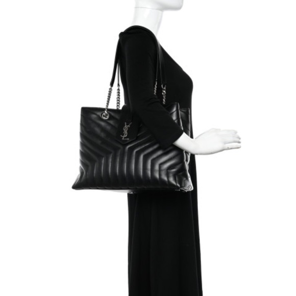 YSL Monogram Matelasse Large Loulou Shopper Bag - Picture 2 of 13